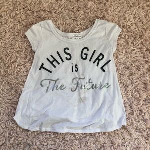 “this girl is the future” tee